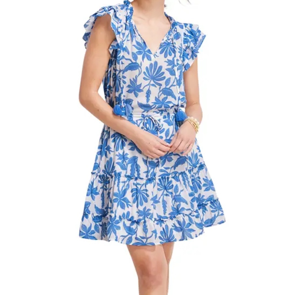 Vineyard Vines Cay Floral Smocked Waist Dress